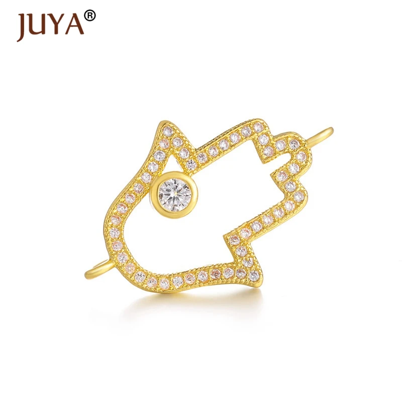 DIY Jewelry Findings Bracelet Accessories Micro Pave CZ Rhinestone Hollow out Hamsa Hand Charm Connectors For Jewelry Making
DIY Jewelry Findings Bracelet Accessories Micro Pave CZ Rhinestone Hollow out Hamsa Hand Charm Connectors For Jewelry Making