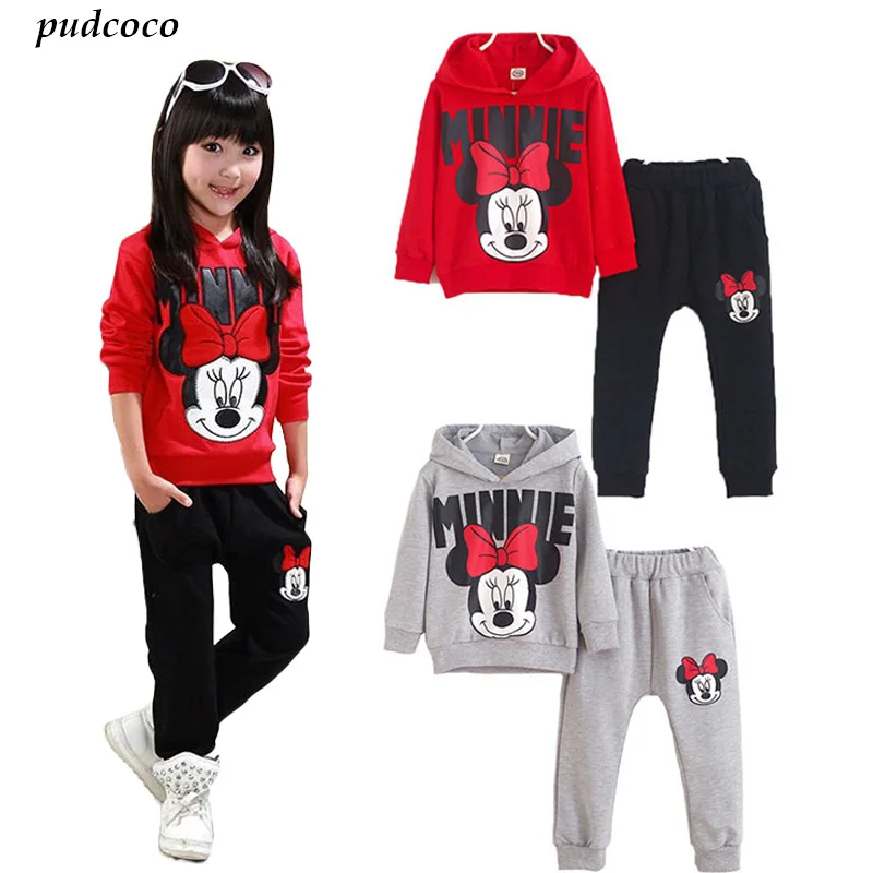 2019 New Kids Baby Girls Minnie Mouse Cartoon Long Sleeve Hoodies+Pants 2pcs Outfits Set Sports Print cotton Clothes
2019 New Kids Baby Girls Minnie Mouse Cartoon Long Sleeve Hoodies+Pants 2pcs Outfits Set Sports Print cotton Clothes