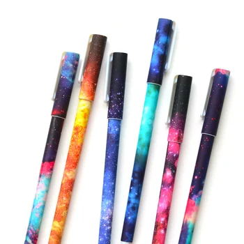 6 Pcs/set Starry Star Night Gel Ink Pen Cute Pens 0.38mm Ballpoint Pens Black Ink Refill Office Accessories School Supplies
6 Pcs/set Starry Star Night Gel Ink Pen Cute Pens 0.38mm Ballpoint Pens Black Ink Refill Office Accessories School Supplies
