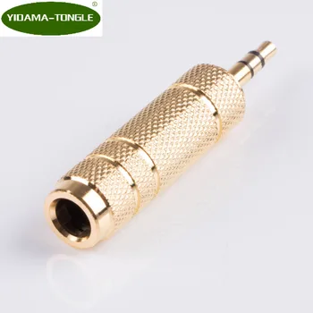 3 Poles TRS 6.5 mm Socket Female to 3.5 mm Plug Male Stereo Audio Adapter Jack Converter Earphone Headphone Microphone 5 pcs/LOT
3 Poles TRS 6.5 mm Socket Female to 3.5 mm Plug Male Stereo Audio Adapter Jack Converter Earphone Headphone Microphone 5 pcs/LOT