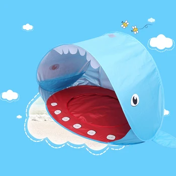 Pop Up Baby Beach Tent UV-protecting Sun-shelter With Pool Kids Outdoor Camping Sunshade Shark Shape Beach Awning Tent
Pop Up Baby Beach Tent UV-protecting Sun-shelter With Pool Kids Outdoor Camping Sunshade Shark Shape Beach Awning Tent