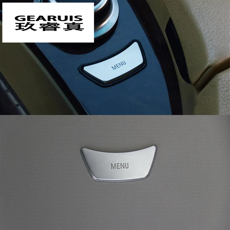 Car styling Interior multimedia control MENU button Trim Sticker cover for BMW e60 E90 3 5 series X5 X6 E70 E71 auto Accessories
Car styling Interior multimedia control MENU button Trim Sticker cover for BMW e60 E90 3 5 series X5 X6 E70 E71 auto Accessories