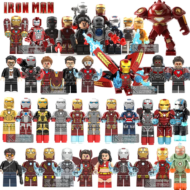 

Iron Man MK50 Single Sale Avengers Super Hero Compatible Legoingly Figures Building Blocks Bricks Set Model Toys For Children