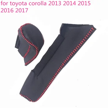 black Gear Shift Collars Hand sewing Automatic transmission Handbrake Grips for toyota corolla 2013 2014 2015 2016 2017
black Gear Shift Collars Hand sewing Automatic transmission Handbrake Grips for toyota corolla 2013 2014 2015 2016 2017