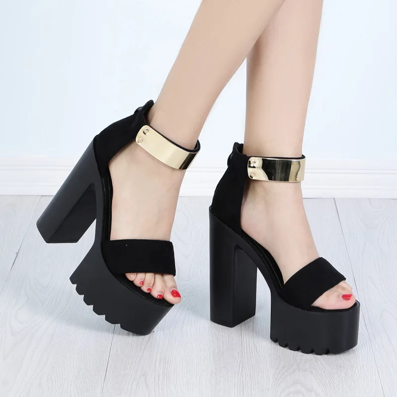 Summer new sexy women's sandals Europe and America super high with 14cm sequins high heels nightclub catwalk sandals
Summer new sexy women's sandals Europe and America super high with 14cm sequins high heels nightclub catwalk sandals