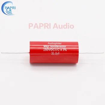 PAPRI 30UF 250VDC Axial MKP DIY Audio Grade Capacitor For HiFi Tube Guitar Amplifier Lot/1PCS
PAPRI 30UF 250VDC Axial MKP DIY Audio Grade Capacitor For HiFi Tube Guitar Amplifier Lot/1PCS