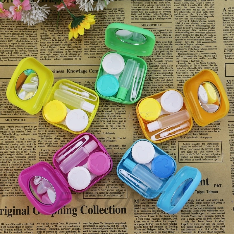 Easy Carry 1PCS 5.6x5.4x2cm Travel Glasses Contact Lenses Box Contact lens Case for Eyes Care Kit Holder Container Gift
Easy Carry 1PCS 5.6x5.4x2cm Travel Glasses Contact Lenses Box Contact lens Case for Eyes Care Kit Holder Container Gift