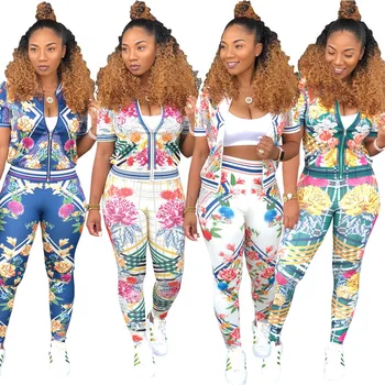 U-SWEAR Summer Tracksuit Women Two Piece Set Floral Short Sleeve Top Long Pant Sweatshirt Female Set Clothes Sportswear Women
U-SWEAR Summer Tracksuit Women Two Piece Set Floral Short Sleeve Top Long Pant Sweatshirt Female Set Clothes Sportswear Women