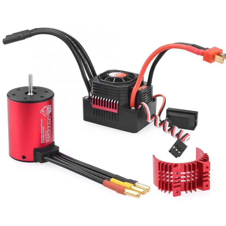 SURPASS KINGKONG 3650 3900KV Brushless Motor 60A ESC Electric Speed Controller Dust-proof Shell for 1:10 1/10 RC Car Model Toy
SURPASS KINGKONG 3650 3900KV Brushless Motor 60A ESC Electric Speed Controller Dust-proof Shell for 1:10 1/10 RC Car Model Toy