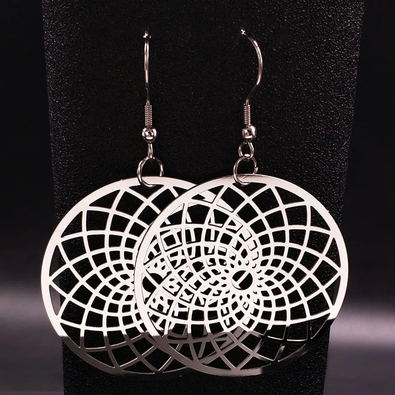 2019 Fashion Big Round Stainless Steel Boho Earrings for Women Bohemian Silver Color Earings Jewelry pendientes grandes E612456
2019 Fashion Big Round Stainless Steel Boho Earrings for Women Bohemian Silver Color Earings Jewelry pendientes grandes E612456