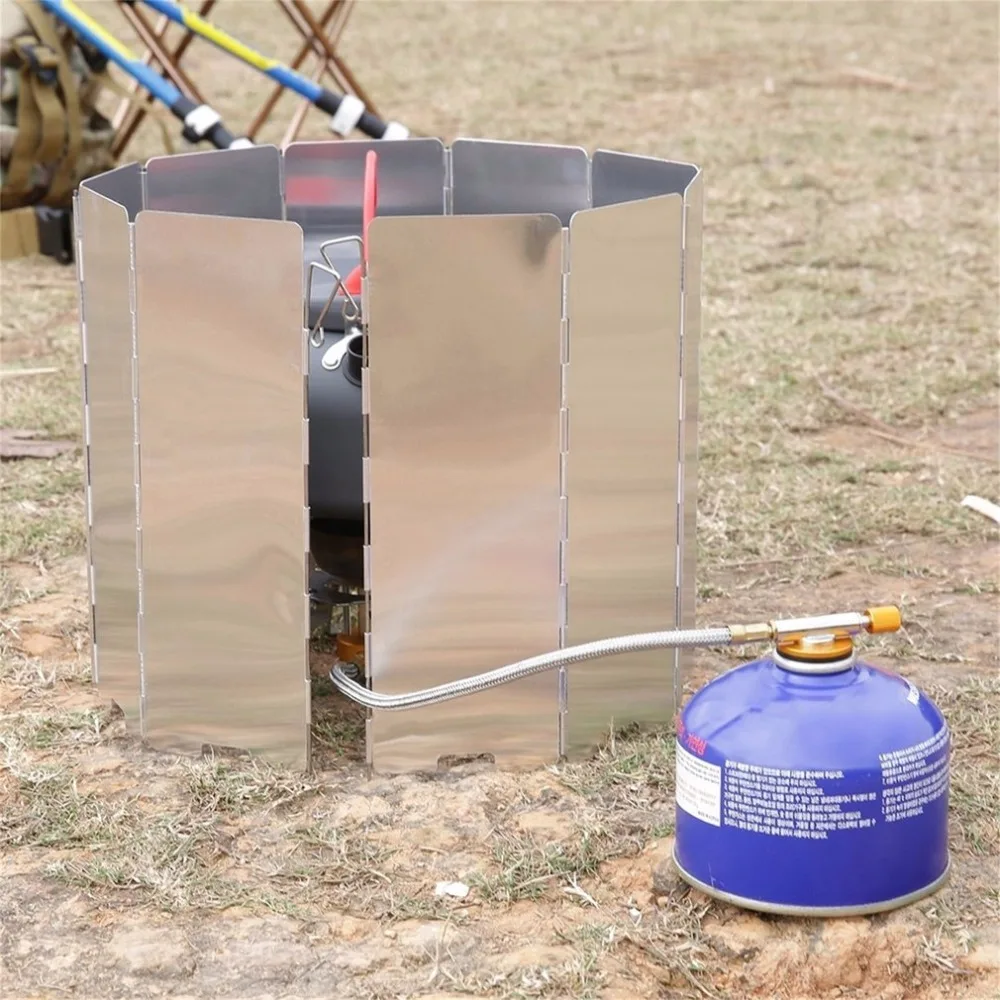 New Foldable 10 Plates Aluminum Alloy Cooker BBQ Gas Stove Wind Shield Screen Picnic Camping Picnic Cooker Stove Wind Screen
New Foldable 10 Plates Aluminum Alloy Cooker BBQ Gas Stove Wind Shield Screen Picnic Camping Picnic Cooker Stove Wind Screen