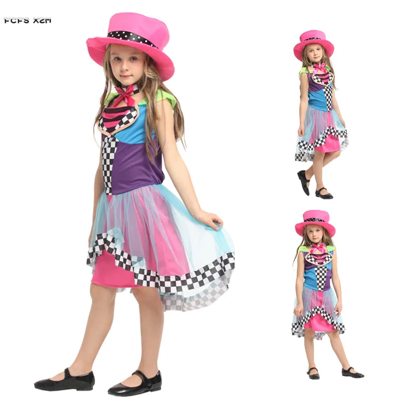 Kids Children Halloween Circus Clown Costume for Girls Joker droll Magician Cosplay Carnival Purim parade Stage play party dress
Kids Children Halloween Circus Clown Costume for Girls Joker droll Magician Cosplay Carnival Purim parade Stage play party dress