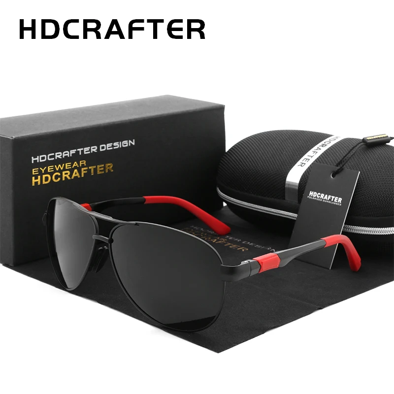 HDCRAFTER Men Brand Sunglasses Polarized Eyewear UV400 Pilot Sun Glasses for Drivers Travel Oculos Gafas De Sol
HDCRAFTER Men Brand Sunglasses Polarized Eyewear UV400 Pilot Sun Glasses for Drivers Travel Oculos Gafas De Sol