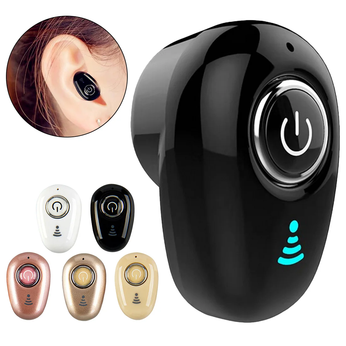 Hot Invisible Mini Bluetooth Earphones S650 Sport Earphone In-Ear Earphone for iPhone for Android Smart phones
Hot Invisible Mini Bluetooth Earphones S650 Sport Earphone In-Ear Earphone for iPhone for Android Smart phones