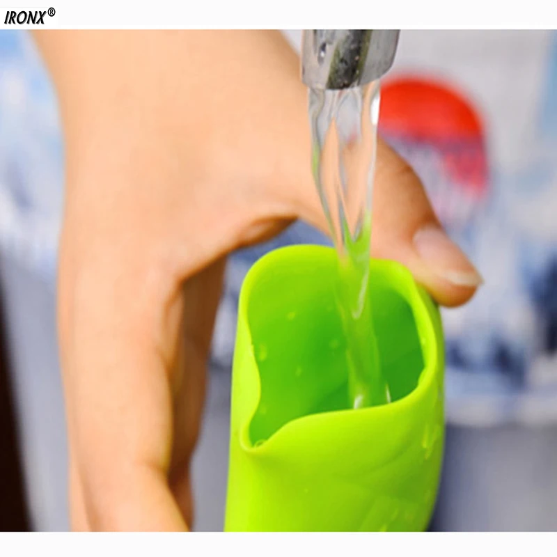 IRONX Leaf Shape Cute Outdoor Folding water bottles Silica Gel Portable Water Bottles Travel Camping Product MI2
IRONX Leaf Shape Cute Outdoor Folding water bottles Silica Gel Portable Water Bottles Travel Camping Product MI2