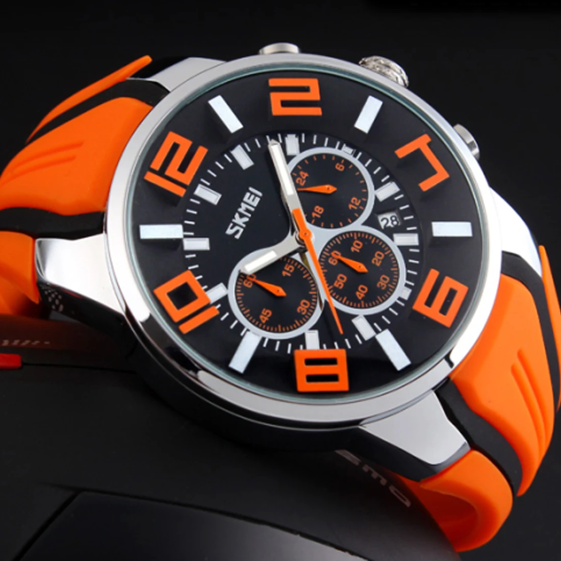 

Trendy SKMEI Men Quartz Wristwatches Fashion Sport  Watch Auto Date 30M Waterproof Clocks Male Brand Watches