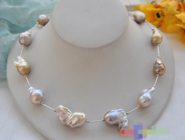 p3475 Huge 20" 32mm lavender baroque KESHI REBORN PEARL GOLDEN NECKLACE^^^@^Noble style Natural Fine jewe SHIPPING (C0309)
p3475 Huge 20" 32mm lavender baroque KESHI REBORN PEARL GOLDEN NECKLACE^^^@^Noble style Natural Fine jewe SHIPPING (C0309)