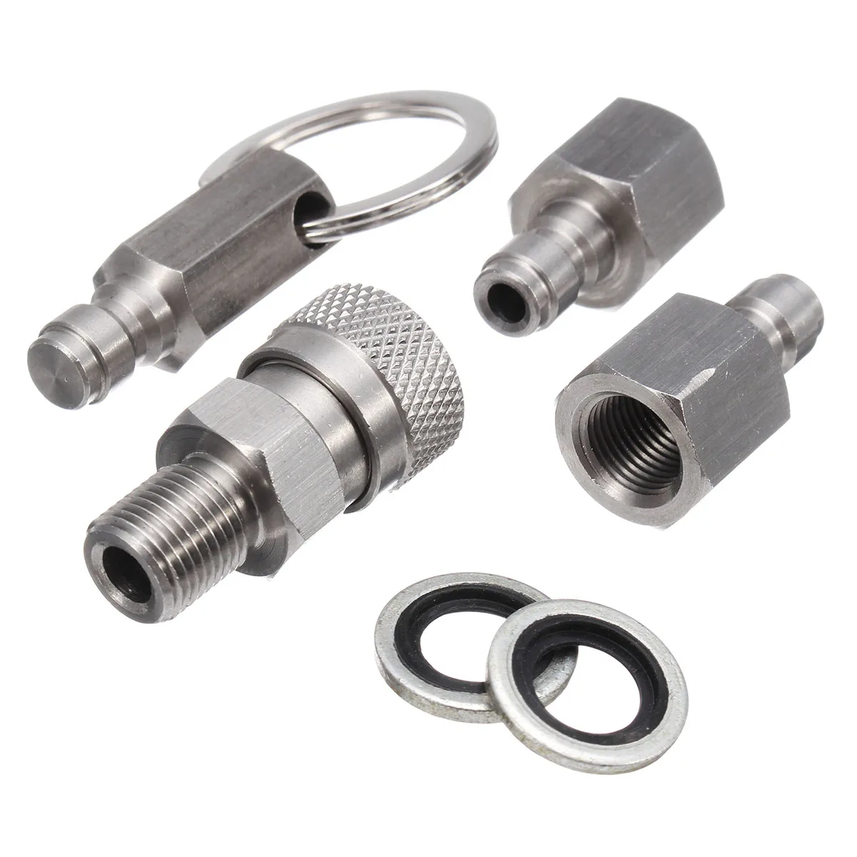 6Pcs Quick Coupler Filling Charging Adaptor Best Complete Kit Tool For Airguns Pneumatic Parts
6Pcs Quick Coupler Filling Charging Adaptor Best Complete Kit Tool For Airguns Pneumatic Parts