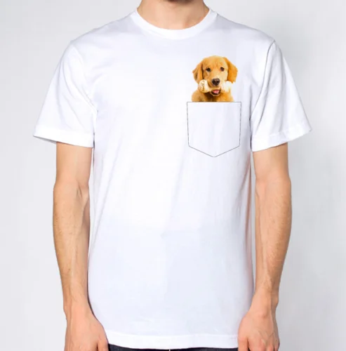 Golden Retriever T-Shirt Dog Top Bone Crest Pocket Men Women Unisex Fashion tshirt Free Shipping
Golden Retriever T-Shirt Dog Top Bone Crest Pocket Men Women Unisex Fashion tshirt Free Shipping