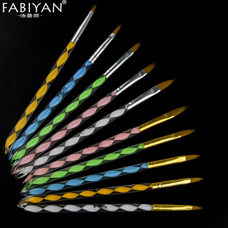 5PCs/Set Nail Art Brush Painting Acrylic Carving Pen Crystal Design Flower Gel UV Drawing Cuticle Pusher Tips Manicure Tools DIY
5PCs/Set Nail Art Brush Painting Acrylic Carving Pen Crystal Design Flower Gel UV Drawing Cuticle Pusher Tips Manicure Tools DIY