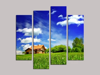 Top fashion 4pcs Wall art Oil Painting on Canvas Art HD Print Painting about "Pretty house" For Living room home decor RM4-015
Top fashion 4pcs Wall art Oil Painting on Canvas Art HD Print Painting about "Pretty house" For Living room home decor RM4-015