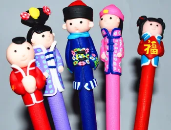 chinese tradition cloth soft clay ballpoint pen cartoon stationery prize kawaii scholl student pen office writing pen 20pc/lot
chinese tradition cloth soft clay ballpoint pen cartoon stationery prize kawaii scholl student pen office writing pen 20pc/lot