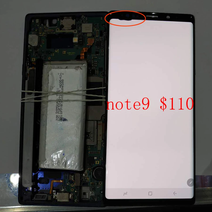 JPFIX Super AMOLED For Samsung Galaxy Note 9 N960 N960F LCD Screen Assembly Digitizer With Frame Leakage
JPFIX Super AMOLED For Samsung Galaxy Note 9 N960 N960F LCD Screen Assembly Digitizer With Frame Leakage