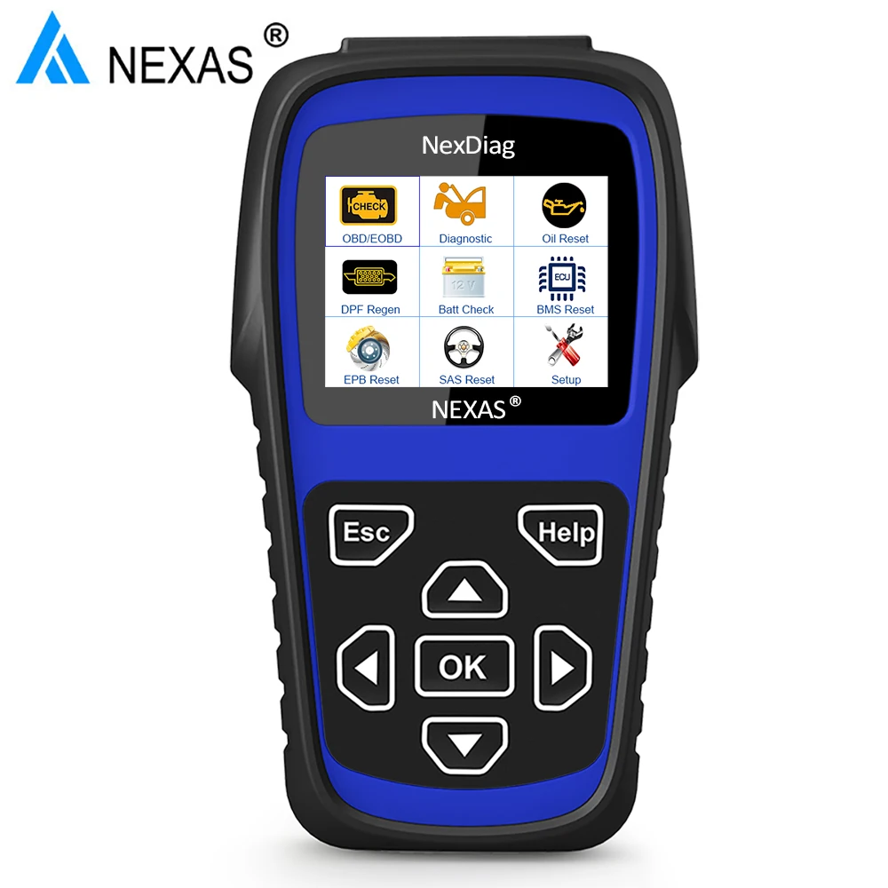 NEXAS ND603 OBD2 Diagnostic Tool Professional Automotive Scanner DPF SAS EPB Oil Reset For Focus 2 F150 OBD Diagnostic Scanner
NEXAS ND603 OBD2 Diagnostic Tool Professional Automotive Scanner DPF SAS EPB Oil Reset For Focus 2 F150 OBD Diagnostic Scanner