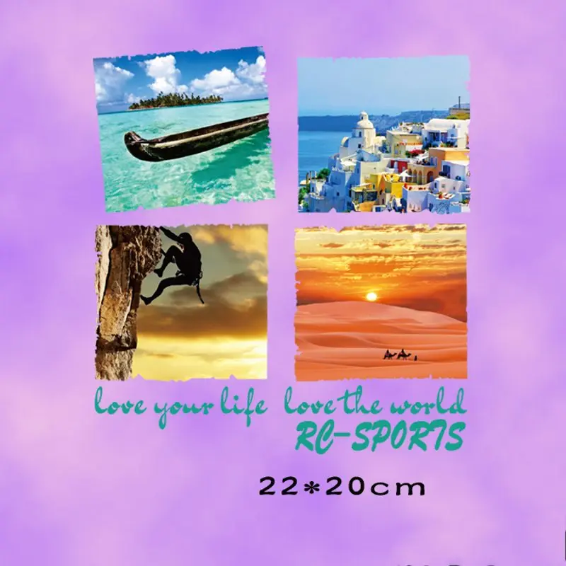 22x20cm Fashion landscape Iron On Patches Stickers Washable Appliques A-level Heat Transfer For DIY Accessory Clothing
22x20cm Fashion landscape Iron On Patches Stickers Washable Appliques A-level Heat Transfer For DIY Accessory Clothing
