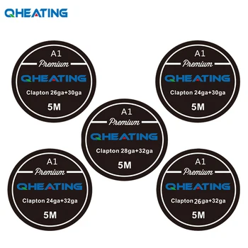 Qheating 5m/roll A1 Clapton Wire for RDA RBA Rebuildable Atomizer Heating Wire Coil Tool 24ga/32ga 24ga/30ga 26ga/32ga 26ga/30ga
Qheating 5m/roll A1 Clapton Wire for RDA RBA Rebuildable Atomizer Heating Wire Coil Tool 24ga/32ga 24ga/30ga 26ga/32ga 26ga/30ga