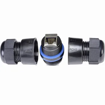 Straight head waterproof shielded RJ45 connector M25 Rj45 F/F female socket 10pcs
Straight head waterproof shielded RJ45 connector M25 Rj45 F/F female socket 10pcs