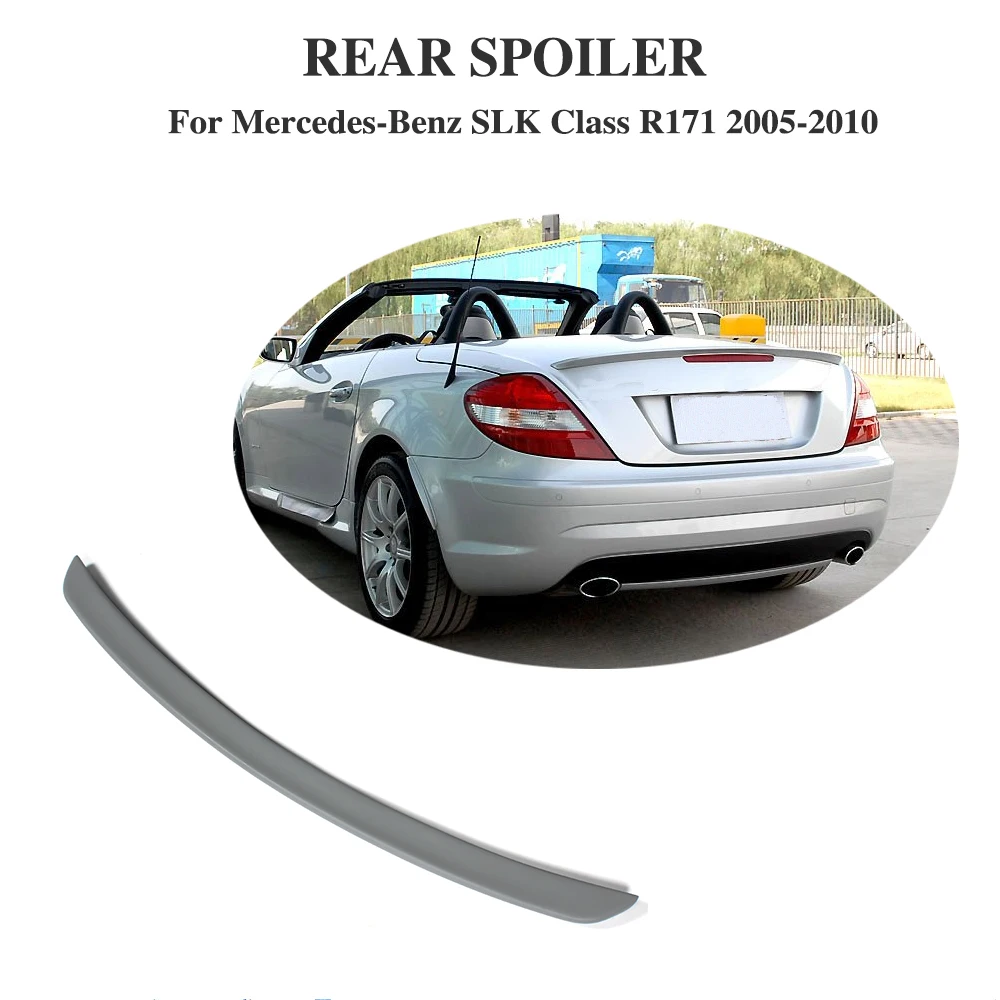 Rear Trunk Lip Spoiler Boot Wings For Mercedes-Benz Benz SLK Class R171 2005-2010 FRP Unpained Grey Car Styling
Rear Trunk Lip Spoiler Boot Wings For Mercedes-Benz Benz SLK Class R171 2005-2010 FRP Unpained Grey Car Styling