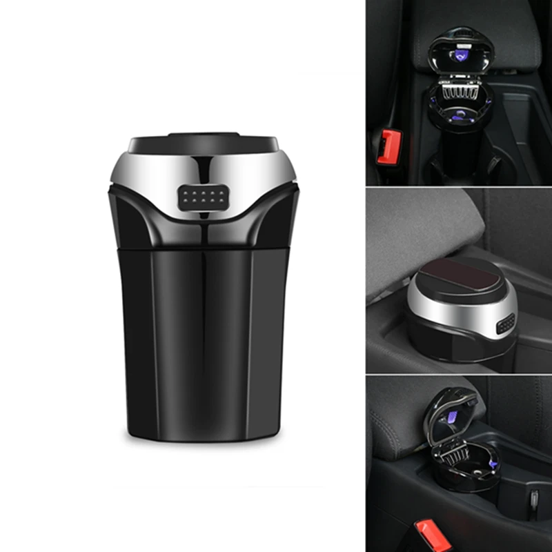 3 In 1 Rechargeable Car Led Ashtray Car Trash Can Removable Cigarette Lighter Led Light For Car Cup Holder
3 In 1 Rechargeable Car Led Ashtray Car Trash Can Removable Cigarette Lighter Led Light For Car Cup Holder