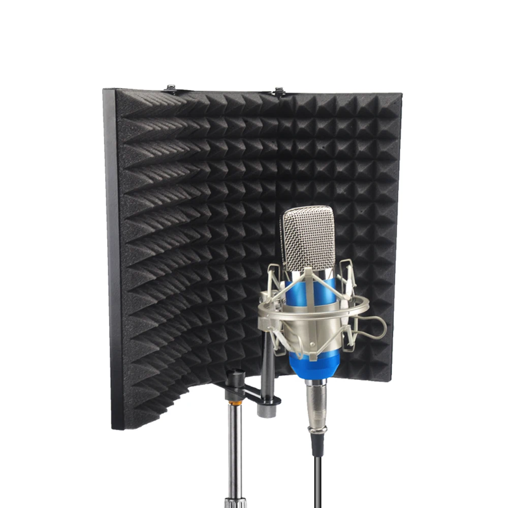 Studio Recording Microphone Wind Screen Board Sound-absorbing Cover Microphone Sound Insulation Screen Sound-proof Plate
Studio Recording Microphone Wind Screen Board Sound-absorbing Cover Microphone Sound Insulation Screen Sound-proof Plate