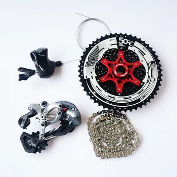 SunRace 12 Speed Groupset shifter rear Derailleurs with cassette chain 
SunRace 12 Speed Groupset shifter rear Derailleurs with cassette chain
