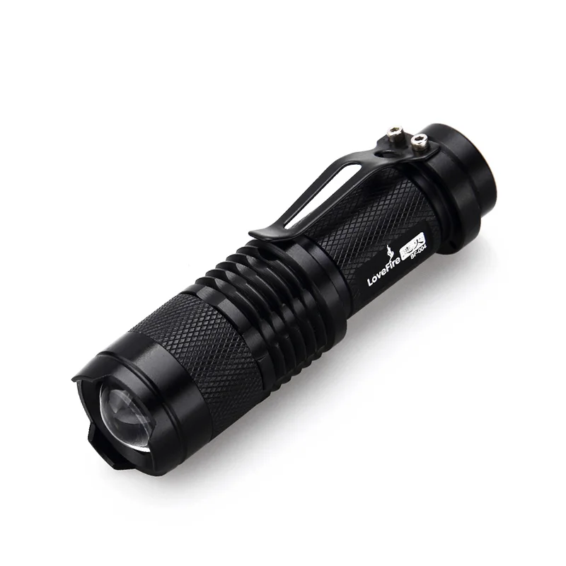 

CREE Mini Penlight 2000LM Waterproof LED Flashlight Torch 3 Modes zoomable Adjustable Focus Lantern Portable Light use AA 14500