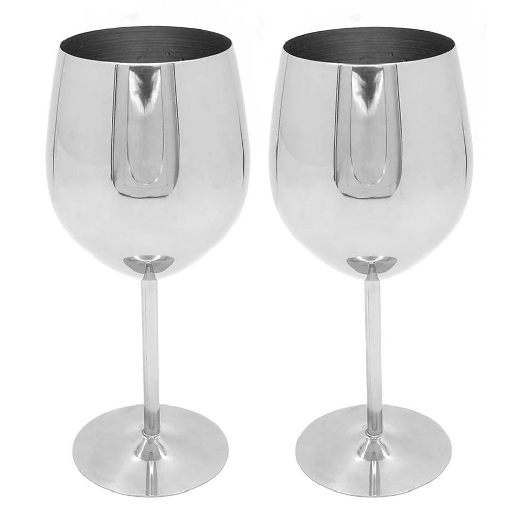 2PCS 180ml/240ml/350ml/550ml High Quality Stainless Steel Goblet High-End Red Wine Glass Home Bar Drinking Glass Cup
2PCS 180ml/240ml/350ml/550ml High Quality Stainless Steel Goblet High-End Red Wine Glass Home Bar Drinking Glass Cup