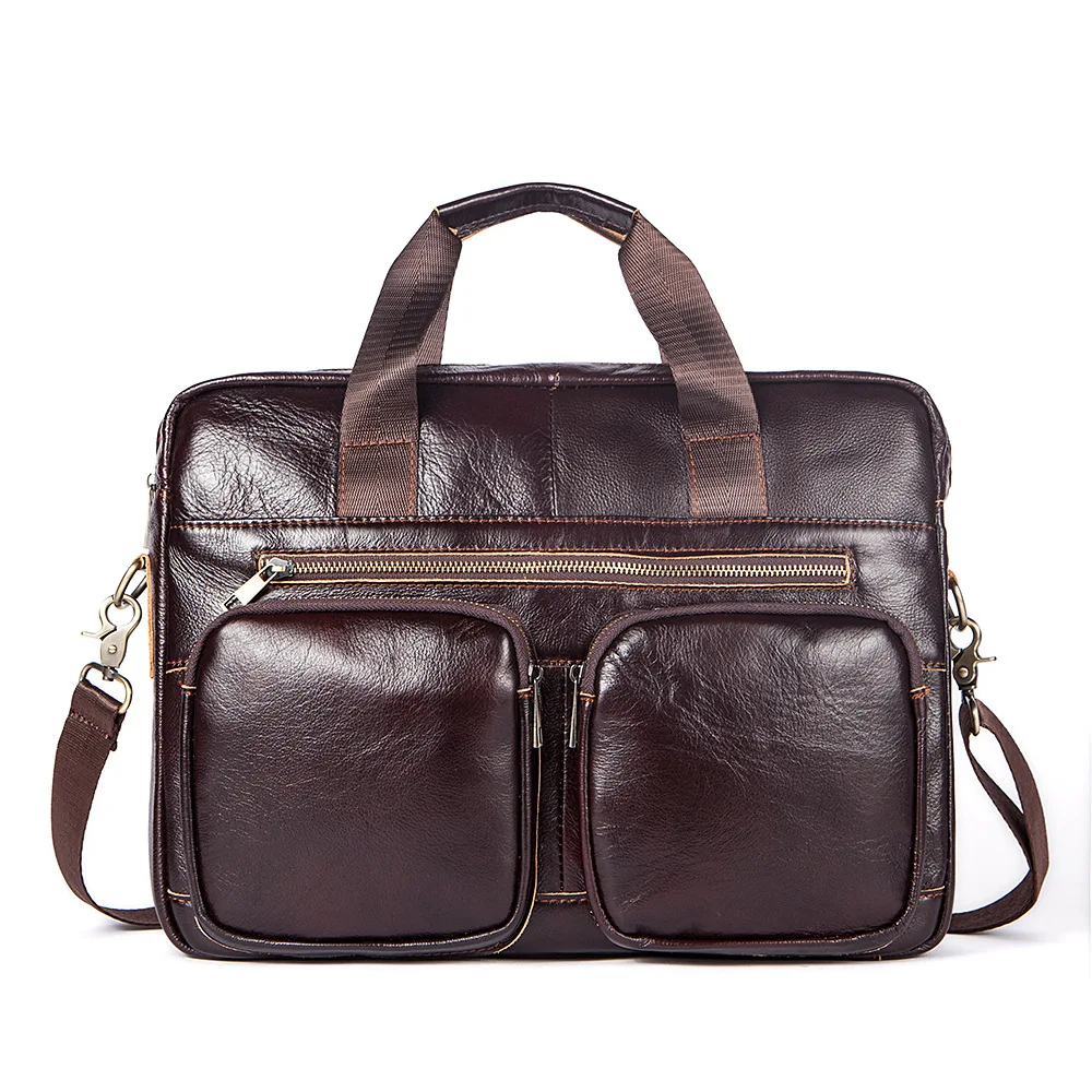 New Luxury Cow Genuine Leather Business Men's Briefcase Male Briefcase Shoulder Bag Men's Messenger Bag 14Inch Tote Computer Bag
New Luxury Cow Genuine Leather Business Men's Briefcase Male Briefcase Shoulder Bag Men's Messenger Bag 14Inch Tote Computer Bag