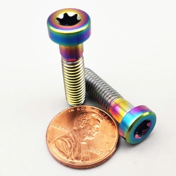 Titanium Bolt M6X25mm Ti Bolt Brake Fixing XT/XTR785 8000 Gold /Multiple Color for Road and MTB Bike Grade 5 Ti fastener 2pcs
Titanium Bolt M6X25mm Ti Bolt Brake Fixing XT/XTR785 8000 Gold /Multiple Color for Road and MTB Bike Grade 5 Ti fastener 2pcs
