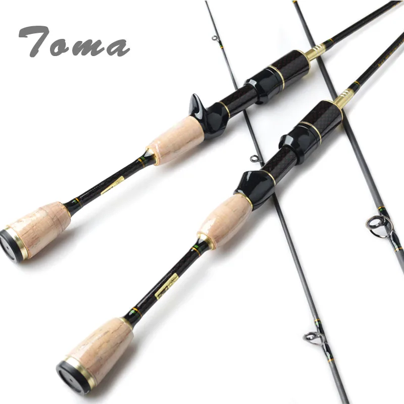 TOMA 1.84m Carbon Spinning Baitcasting Lure Fishing Rod 3 Sections 603UL Fast Action Travel Rod peche Fishing Tackle
TOMA 1.84m Carbon Spinning Baitcasting Lure Fishing Rod 3 Sections 603UL Fast Action Travel Rod peche Fishing Tackle