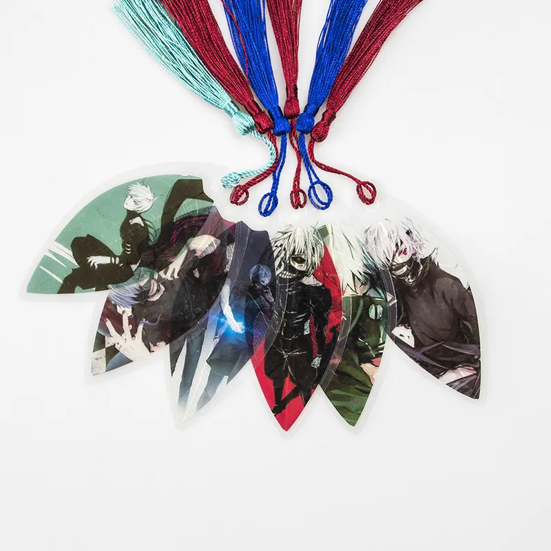 Anime Tokyo Ghoul Bookmarks Waterproof Transparent PVC Plastic Bookmark Beautiful Book Marks Gift
Anime Tokyo Ghoul Bookmarks Waterproof Transparent PVC Plastic Bookmark Beautiful Book Marks Gift