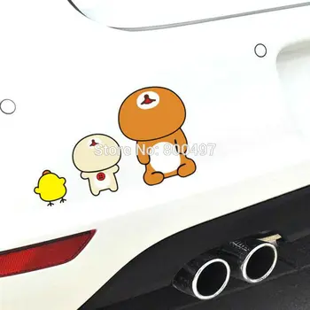 10 x Newest Creative Car Styling Car Stickers Cartoon Bear Rilakkuma Car Cover for Toyota Chevrolet Volkswagen Tesla Ford Lada
10 x Newest Creative Car Styling Car Stickers Cartoon Bear Rilakkuma Car Cover for Toyota Chevrolet Volkswagen Tesla Ford Lada