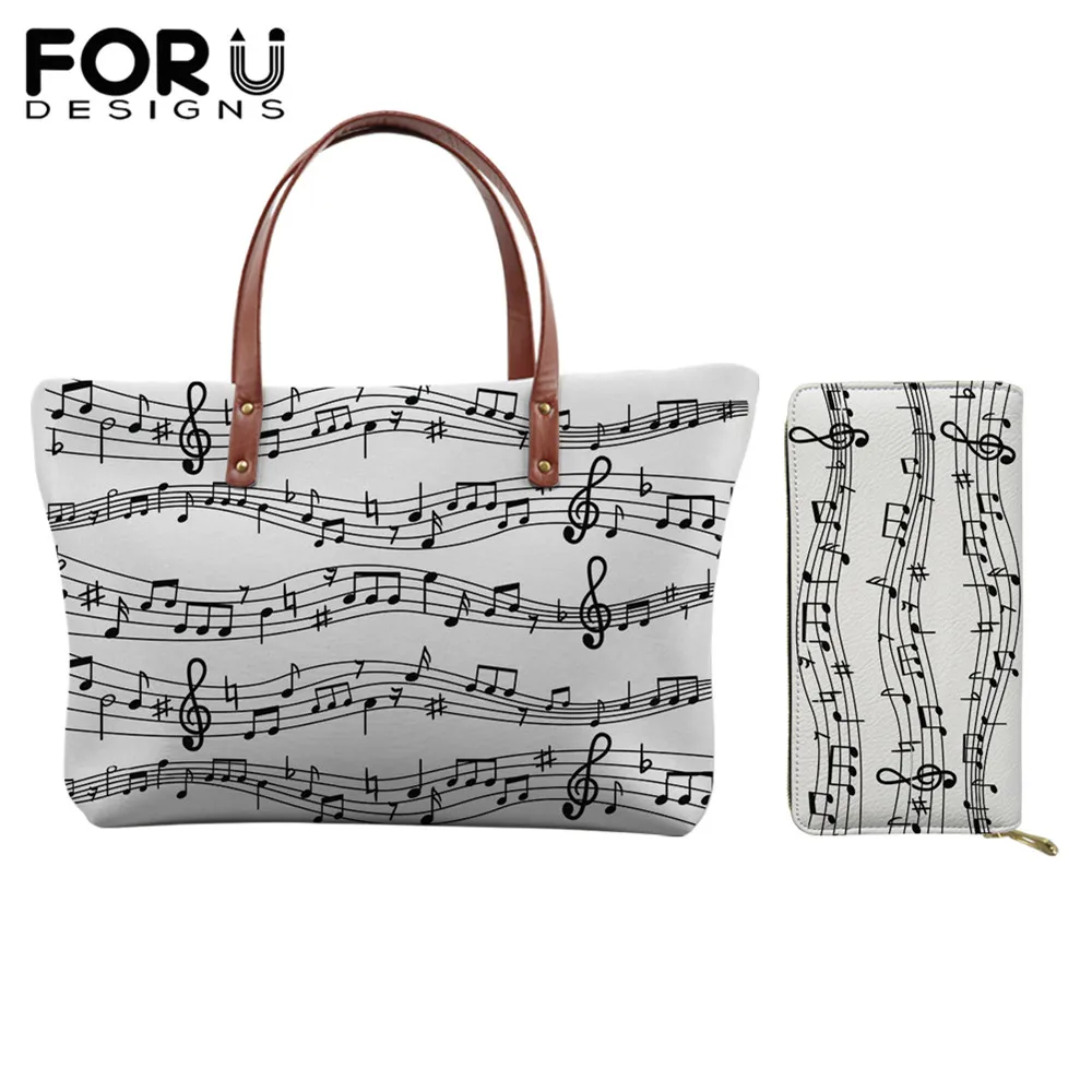 FORUDESIGNS Casual Handbags Women Top-handle Bags Music Note Piano Print Ladies Leather Wallet Purses Tote Female Shoulder Bags
FORUDESIGNS Casual Handbags Women Top-handle Bags Music Note Piano Print Ladies Leather Wallet Purses Tote Female Shoulder Bags