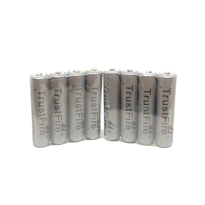 

18pcs/lot TrustFire Protected 10440 AAA 600mAh 3.7V Rechargeable Lithium Battery Cell with PCB Power Source for LED Flashlights