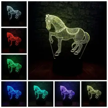 NEW Animal Horse 3D USB LED Lamp 7 Color Changing Flash China Style Zebra Home Bedroom Decor Innovative Gadget Props Night Light
NEW Animal Horse 3D USB LED Lamp 7 Color Changing Flash China Style Zebra Home Bedroom Decor Innovative Gadget Props Night Light