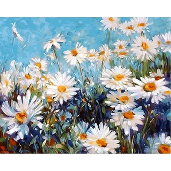 Wild White daisy Flower DIY Digital Painting By Numbers Modern Wall Art Canvas Painting Unique Gift Home Decor 40x50cm
Wild White daisy Flower DIY Digital Painting By Numbers Modern Wall Art Canvas Painting Unique Gift Home Decor 40x50cm