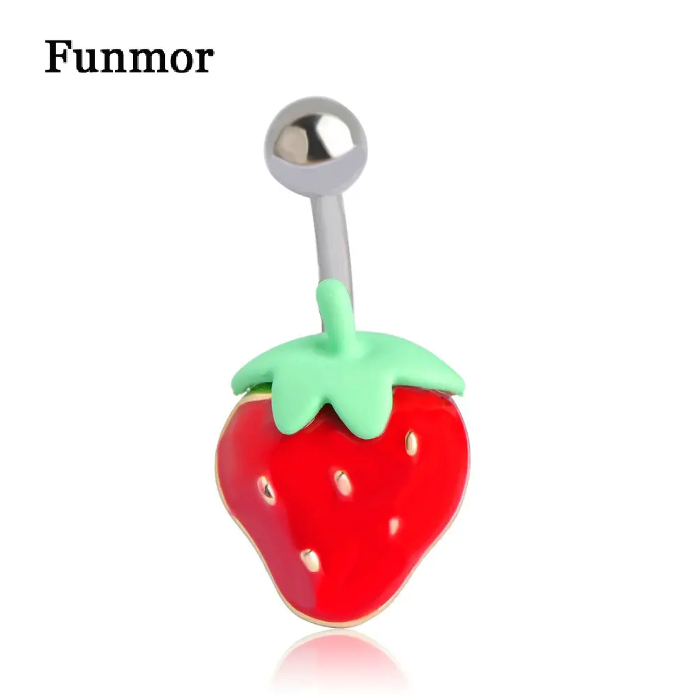 Enamel Strawberry Sexy Body Jewelry Stainless Steel Drop Navel Belly Button Rings Piercings Lot Tragus Piercing Nombril Ombligo
Enamel Strawberry Sexy Body Jewelry Stainless Steel Drop Navel Belly Button Rings Piercings Lot Tragus Piercing Nombril Ombligo