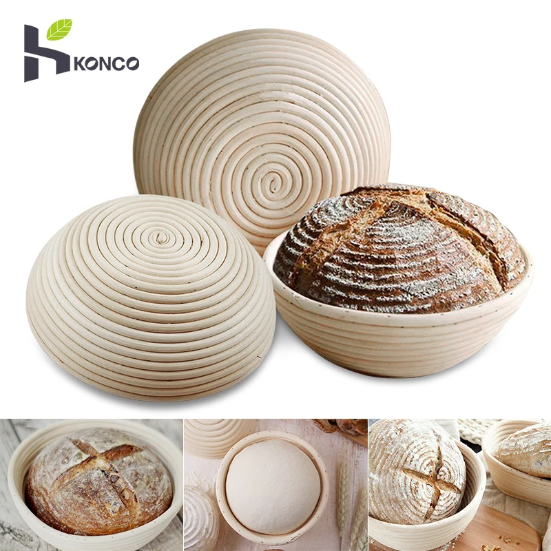 KONCO Bread Proofing Basket Bread Baking Sourdough Starter Jar Proofer Bread Making Baking Supplies, Baking Tools
KONCO Bread Proofing Basket Bread Baking Sourdough Starter Jar Proofer Bread Making Baking Supplies, Baking Tools