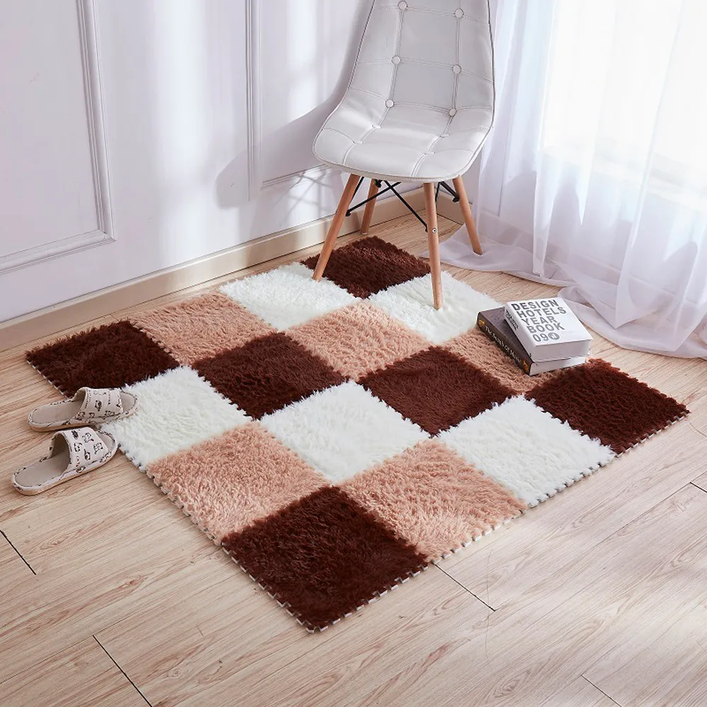 30x30cm Living room/bedroom Carpet Patchwork Rug Kids Carpet Foam Puzzle Mat Long Fluff Baby Eco Floor alfombra tappeto
30x30cm Living room/bedroom Carpet Patchwork Rug Kids Carpet Foam Puzzle Mat Long Fluff Baby Eco Floor alfombra tappeto