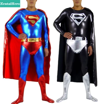 Free Shipping DHL Adult Superman Costume, Skintight Lycra Shiny Metallic Superman Bodysuit with Cape & Underwear SPH124
Free Shipping DHL Adult Superman Costume, Skintight Lycra Shiny Metallic Superman Bodysuit with Cape & Underwear SPH124
